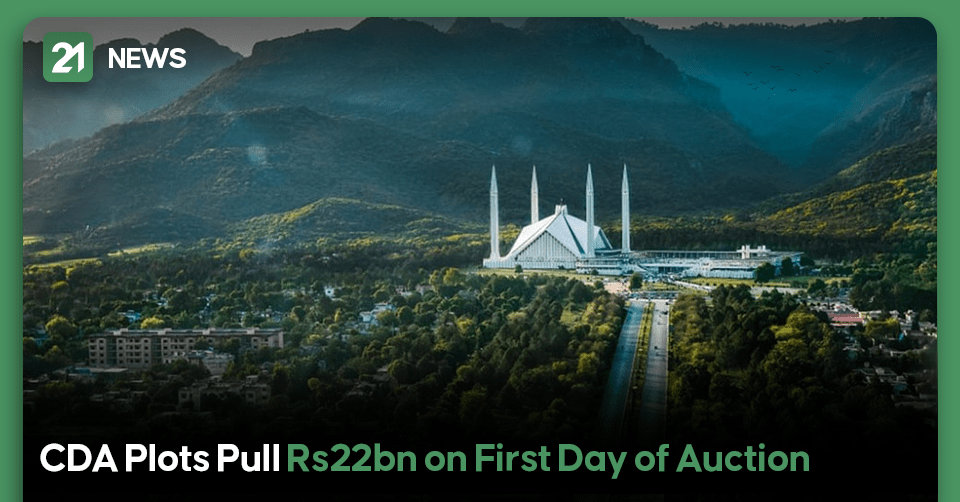 CDA Plots Pull Rs22bn on First Day of Auction