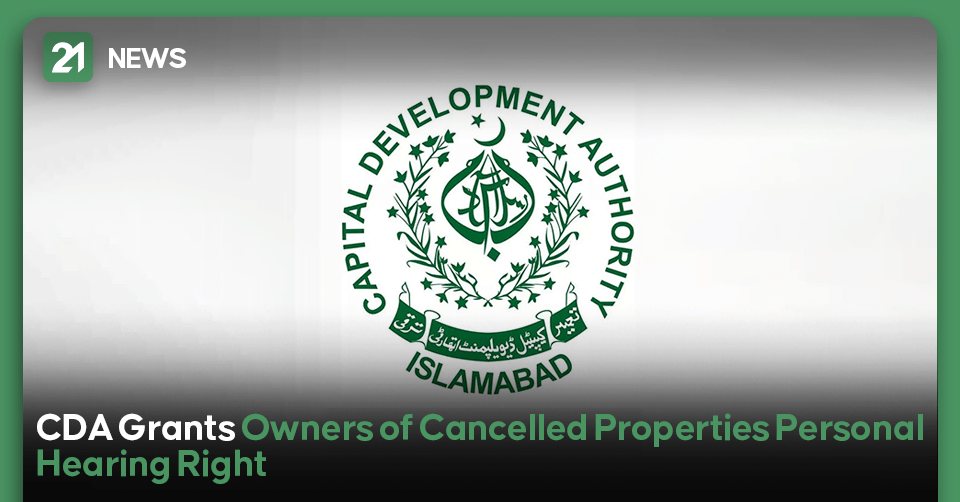 CDA Grants Owners of Cancelled Properties Personal Hearing Right