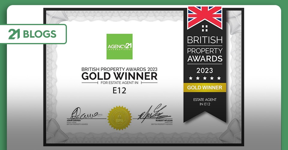Agency21 Shines on International Stage: Wins British Property Award 2023